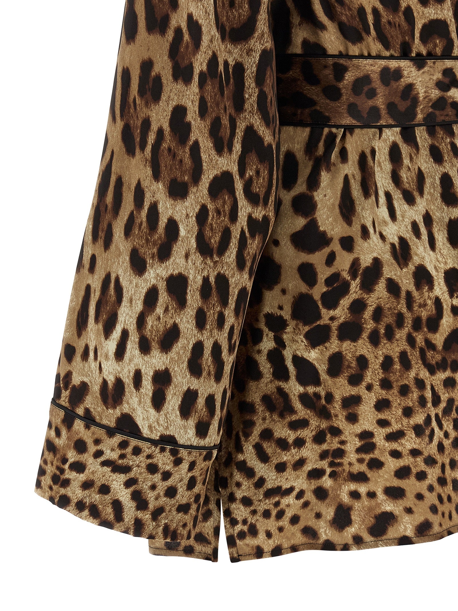 Dolce & Gabbana Brown Silk Women's Blouse