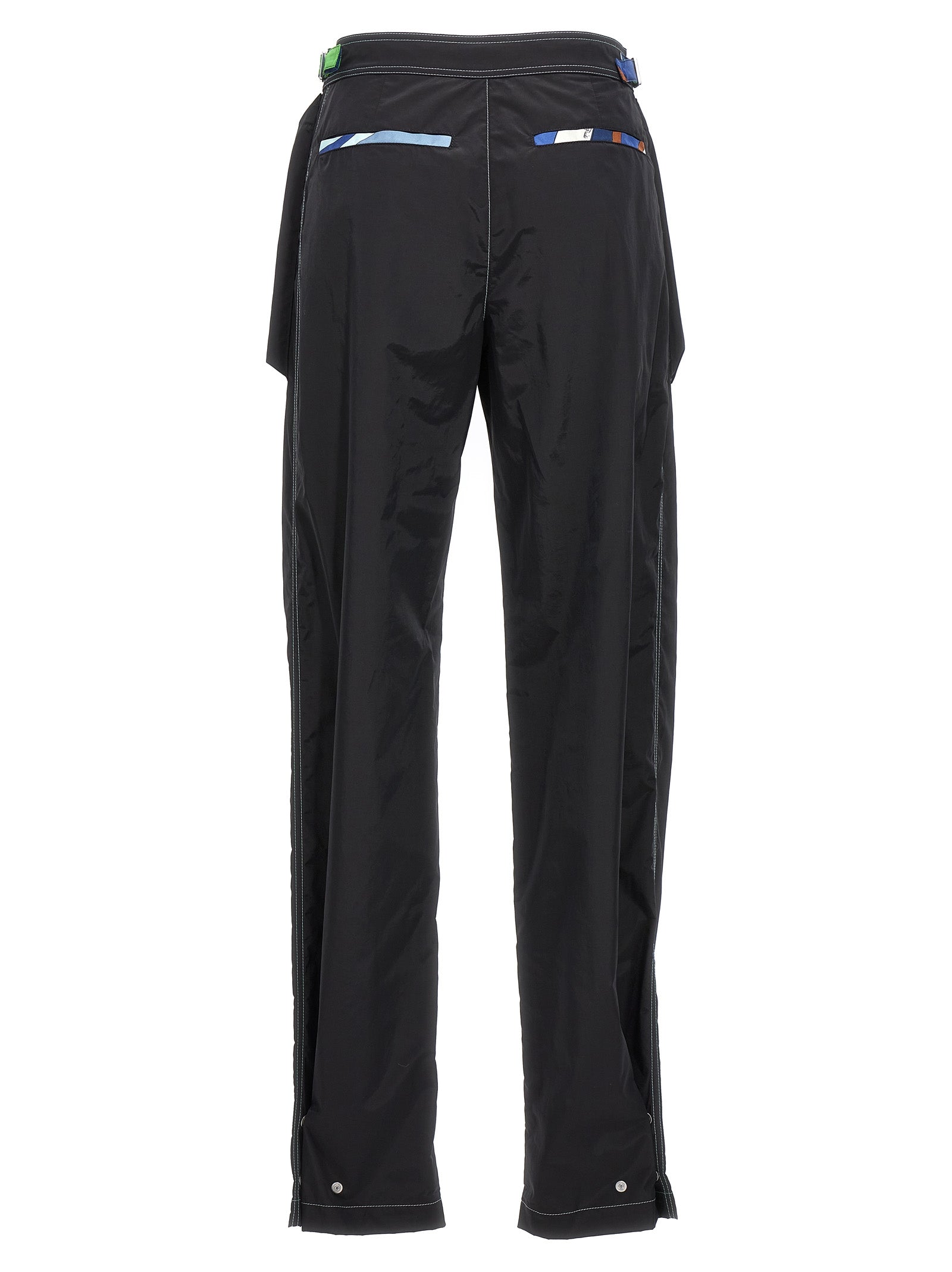 Emilio Pucci Black Polyamide Casual Women's Pants