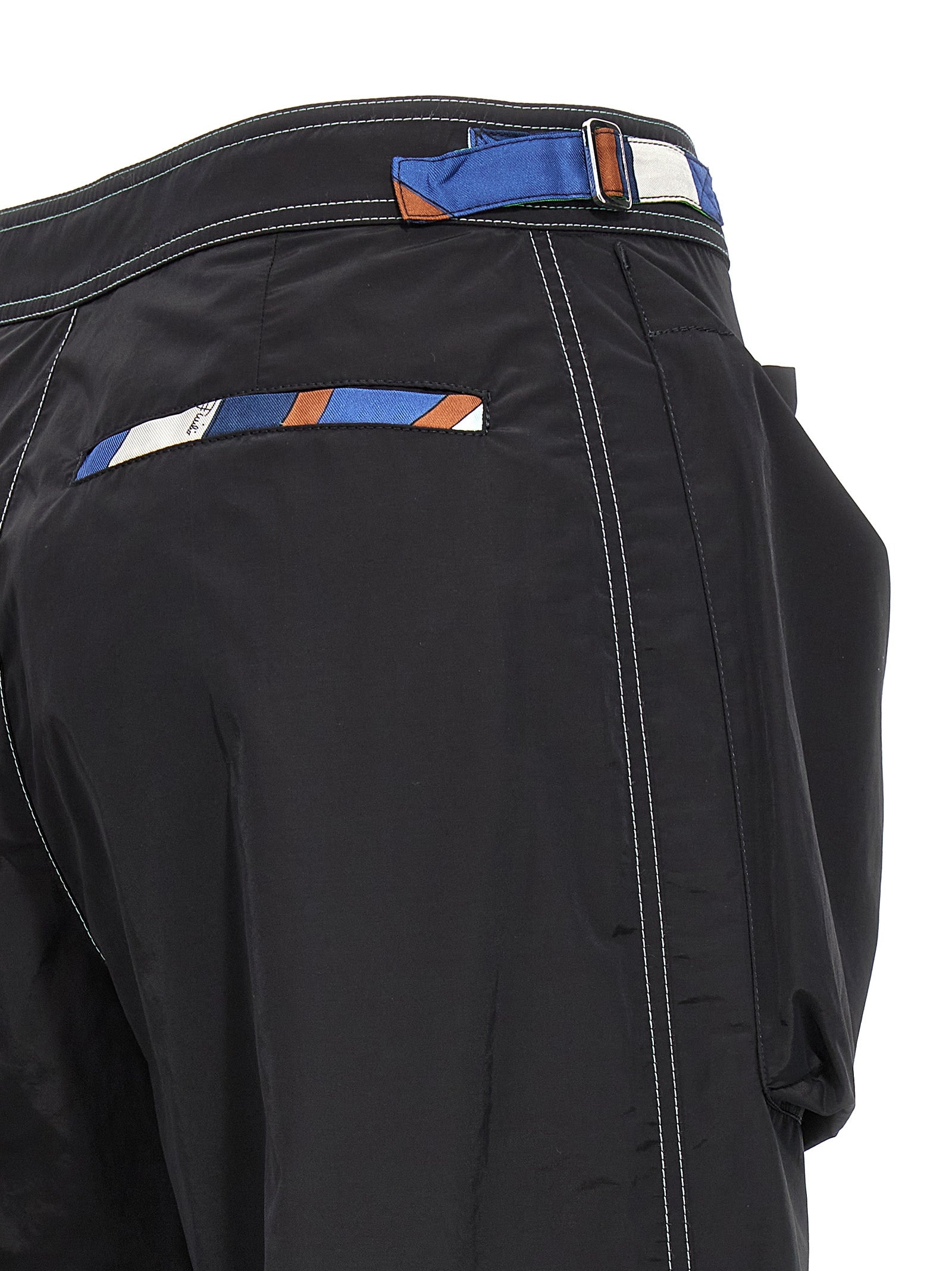 Emilio Pucci Black Polyamide Casual Women's Pants