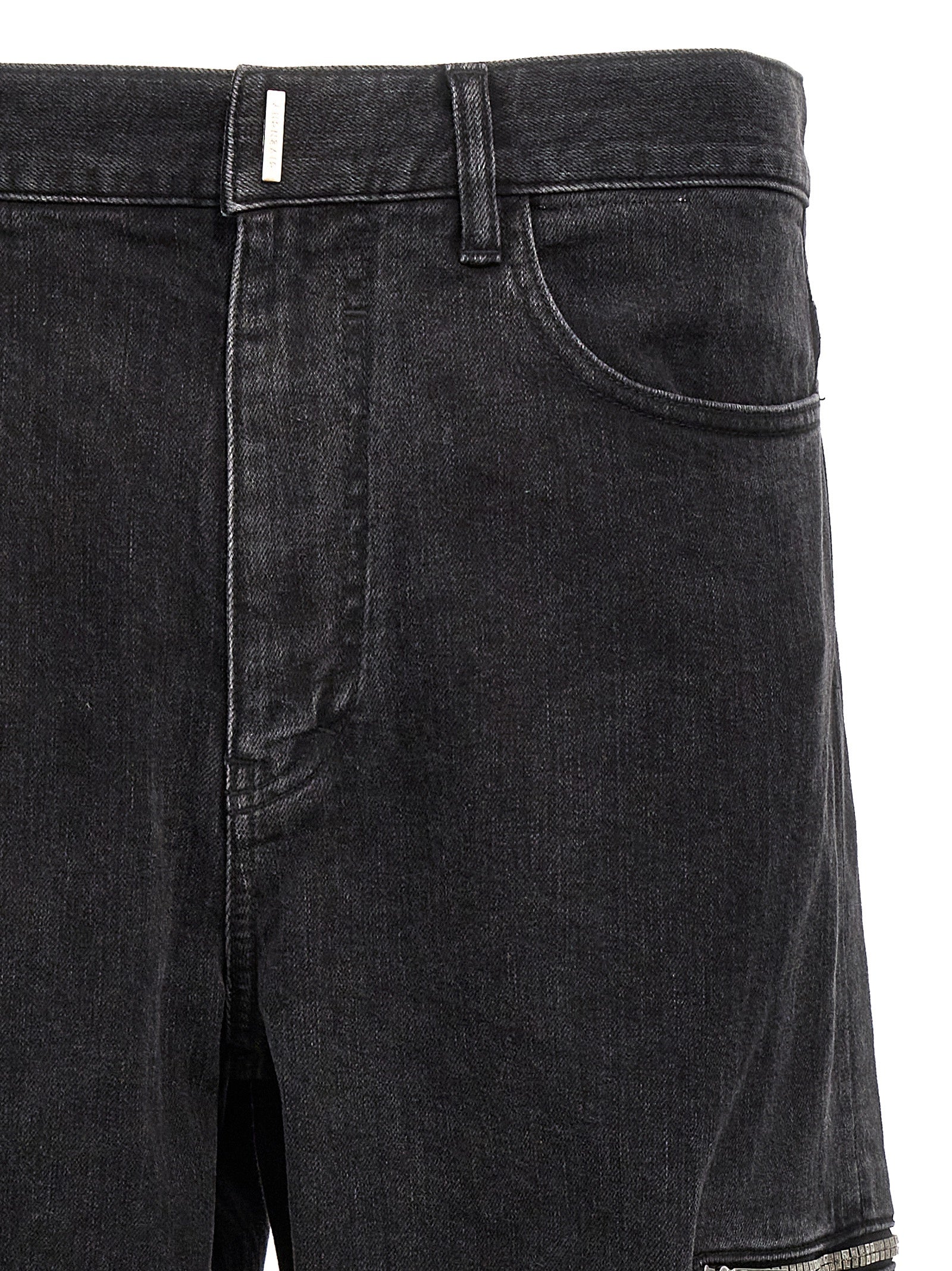 Givenchy Black Cotton Jeans Men's Denim