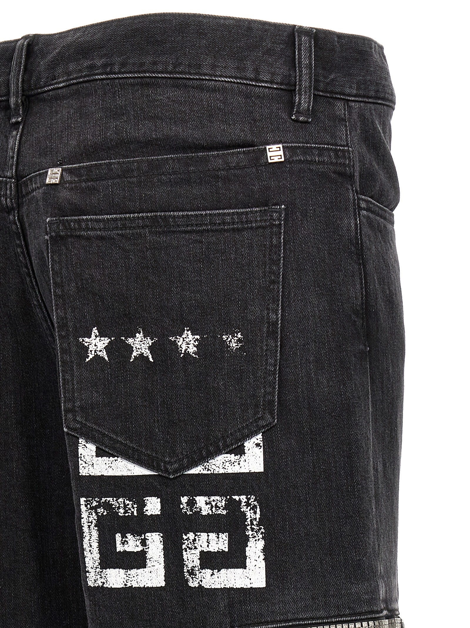 Givenchy Black Cotton Jeans Men's Denim