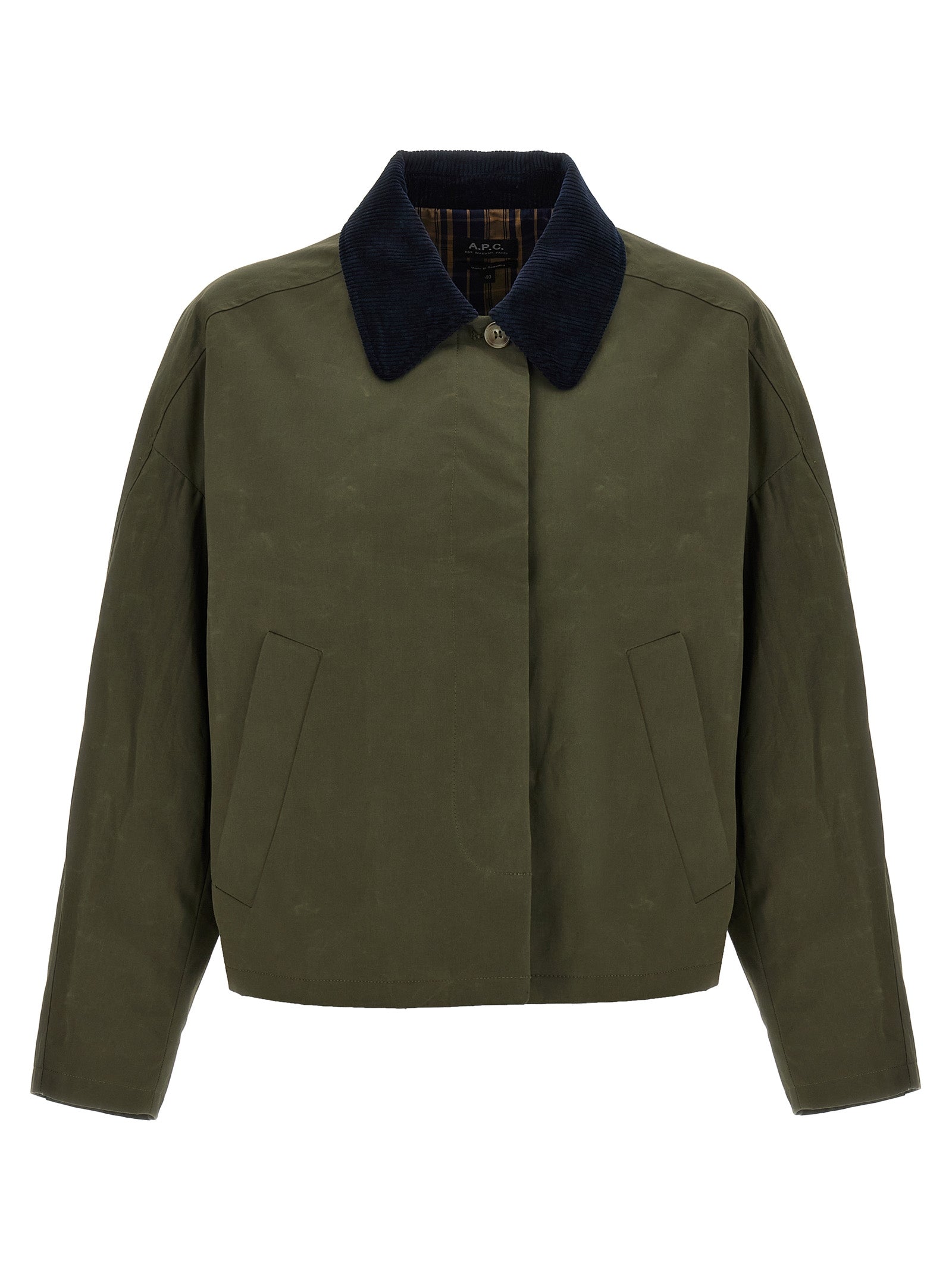 A.P.C. Bicolor Cotton Shell Women's Jacket