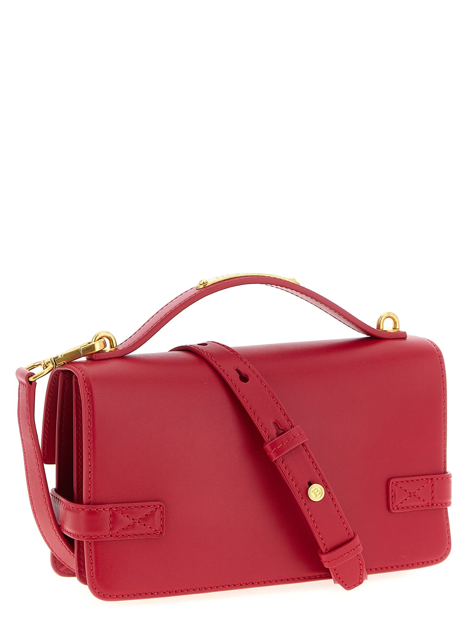 Balmain Fuchsia Calfskin Women's Handbag