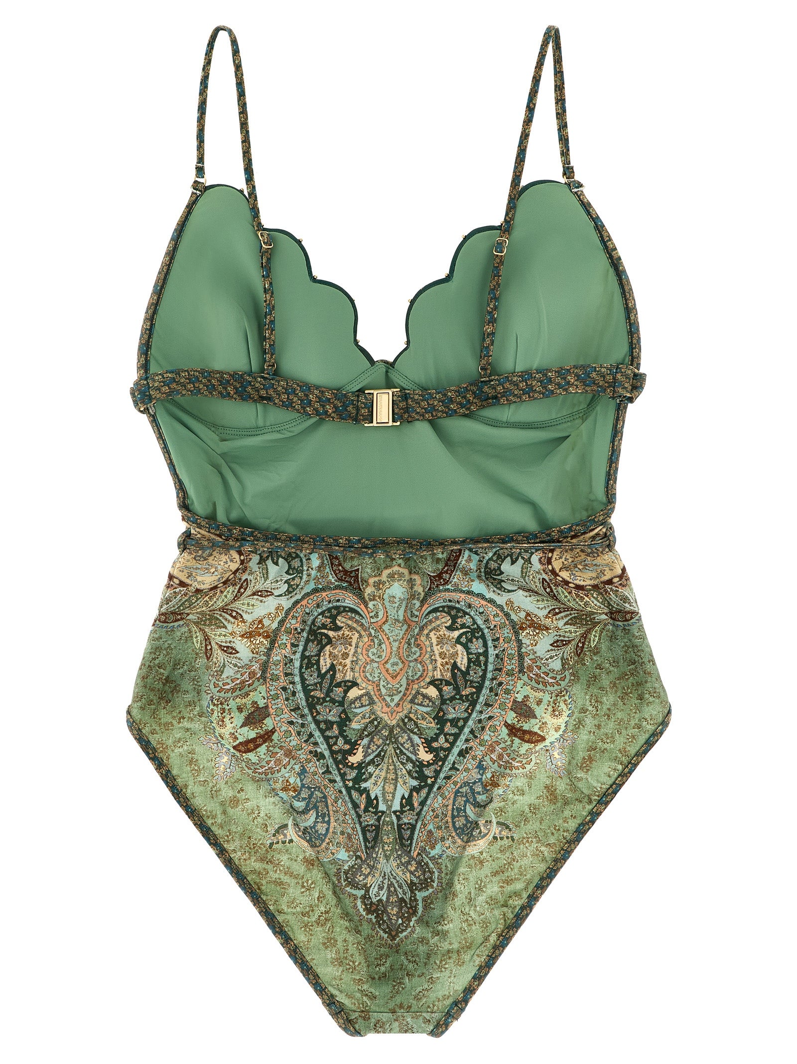 Zimmermann Bicolor Polyamide One-Piece Women's Swimsuit