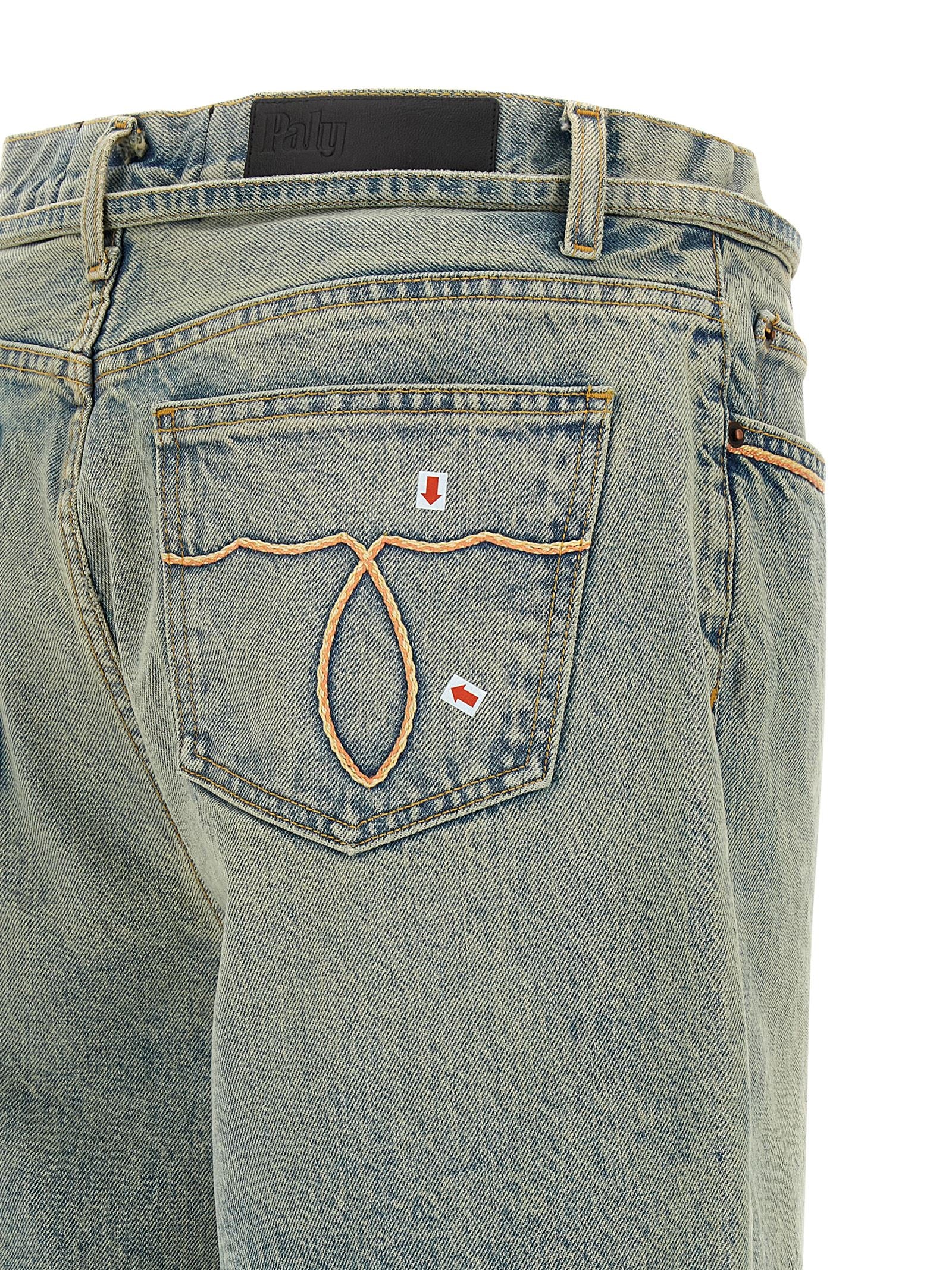 PALY Blue Cotton Bermuda Men's Shorts