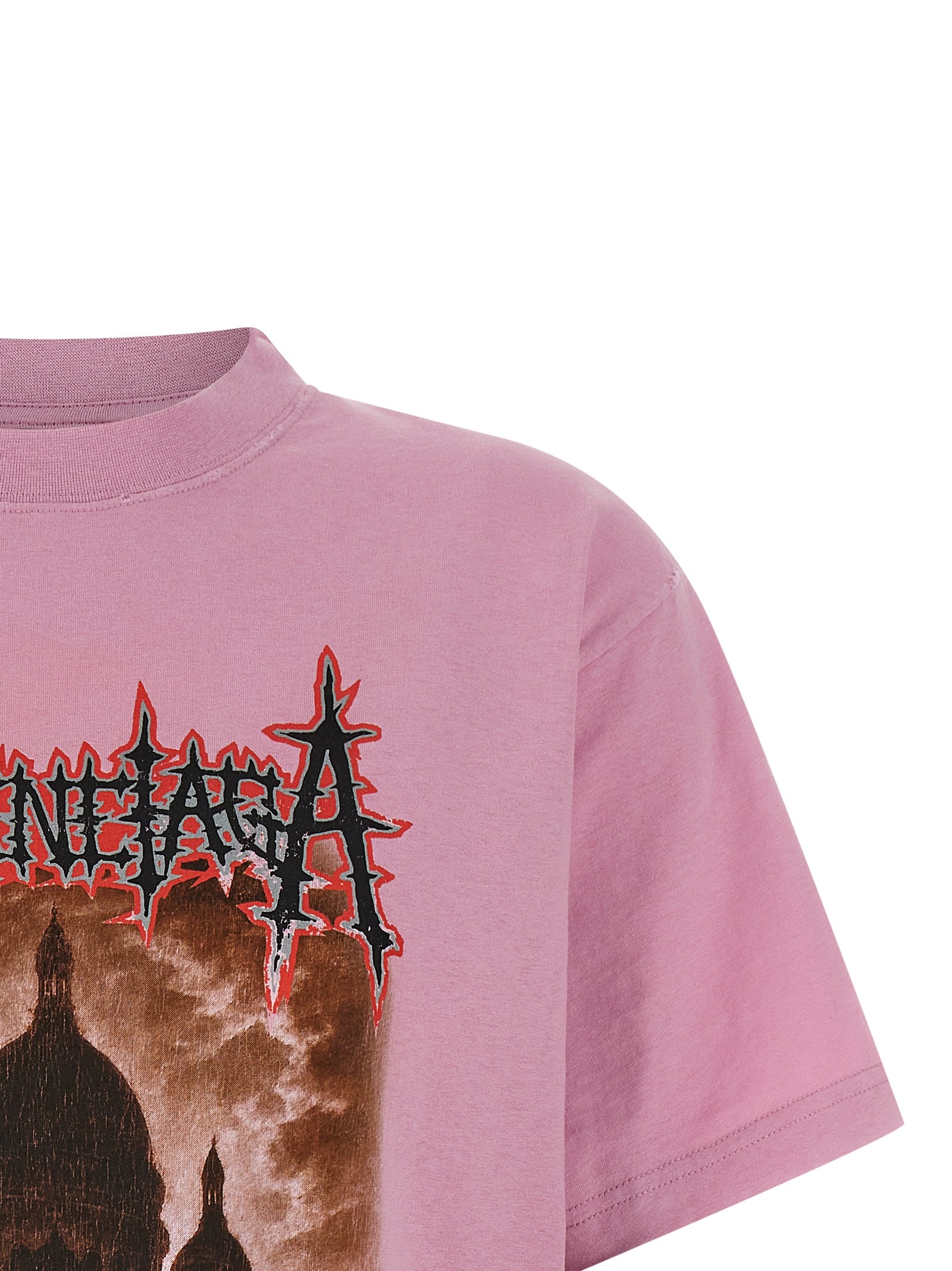 Balenciaga Multicolor Cotton Women's T-Shirt