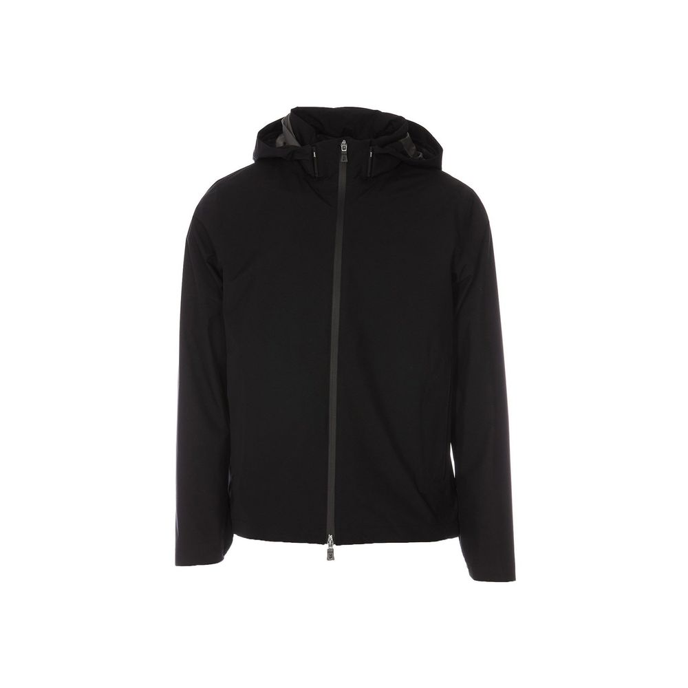 Herno Black Polyester Shell Men's Jacket