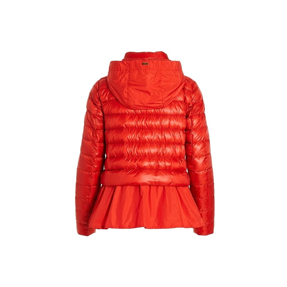 Herno Red Polyamide Full-Length Women's Jacket