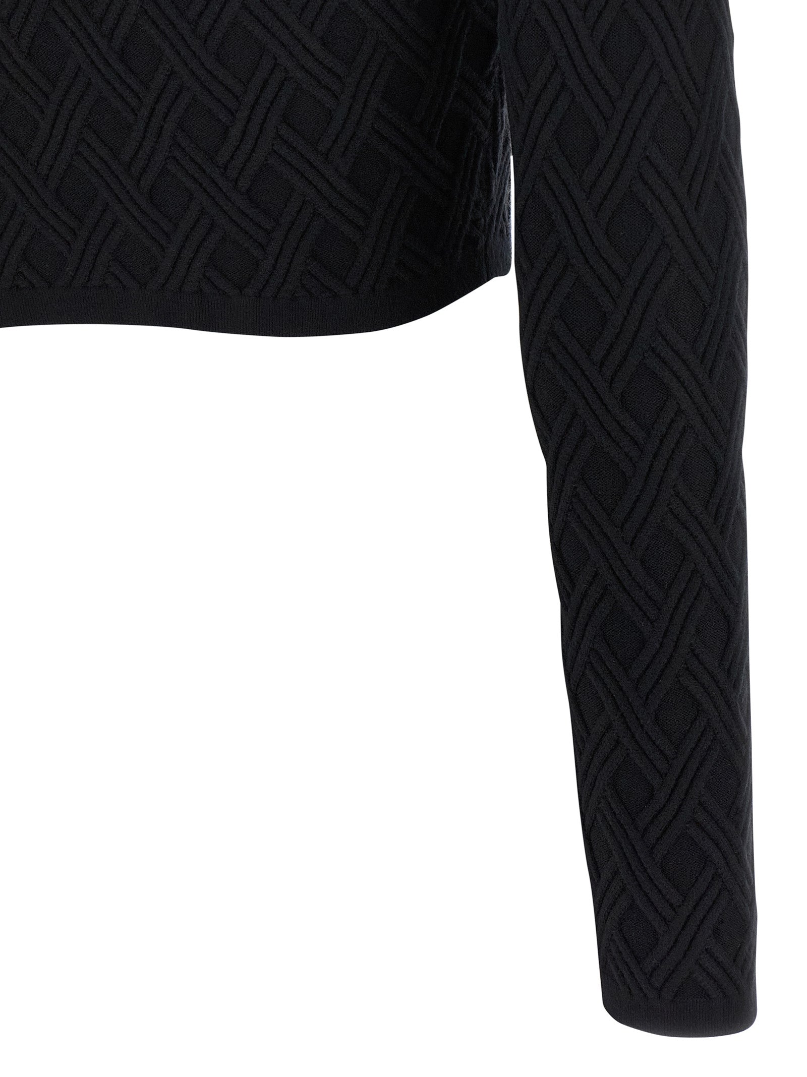 Elisabetta Franchi Black Viscose Women's Cardigan