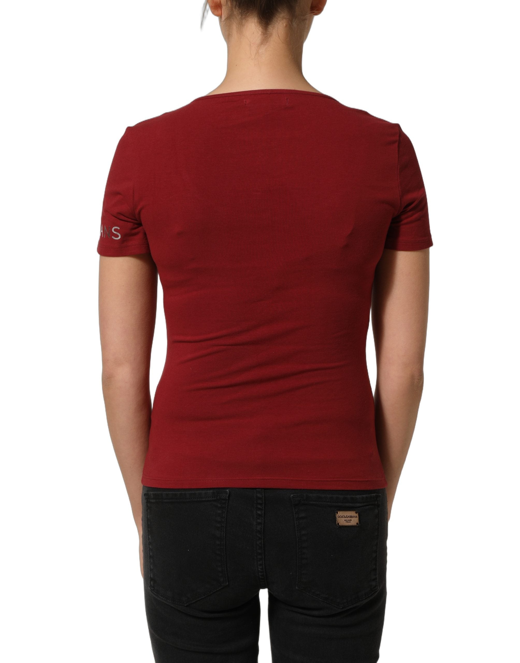 Ferre Black Wool Knit Deep V-Neck Long Sleeves Women's Top (Pre-Owned)