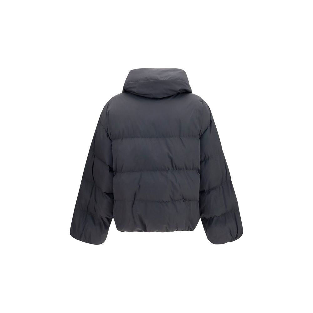 Balmain Black Viscose Full-Length Women's Jacket