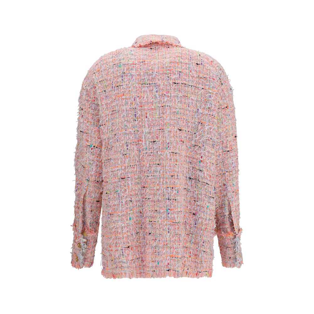 Balmain Multicolor Polyamide Pattern Women's Shirt