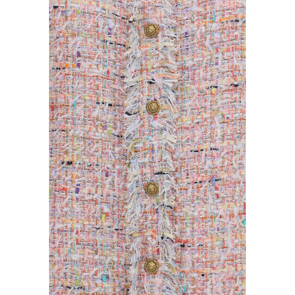 Balmain Multicolor Polyamide Pattern Women's Shirt