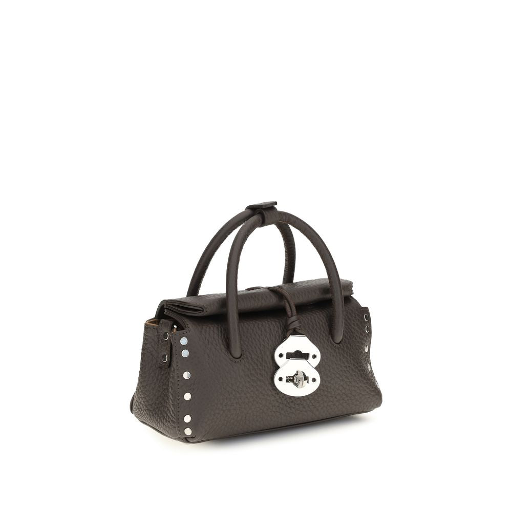 Zanellato Brown Calf Leather Bos Taurus Women's Handbag