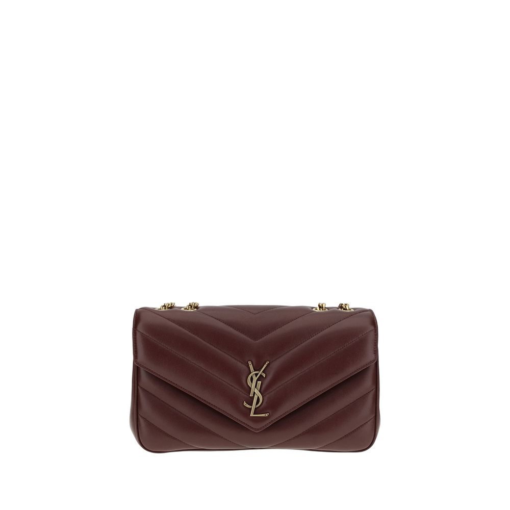 Saint Laurent Bordeaux Lamb Ovis Aries Aries Shoulder Women's Bag