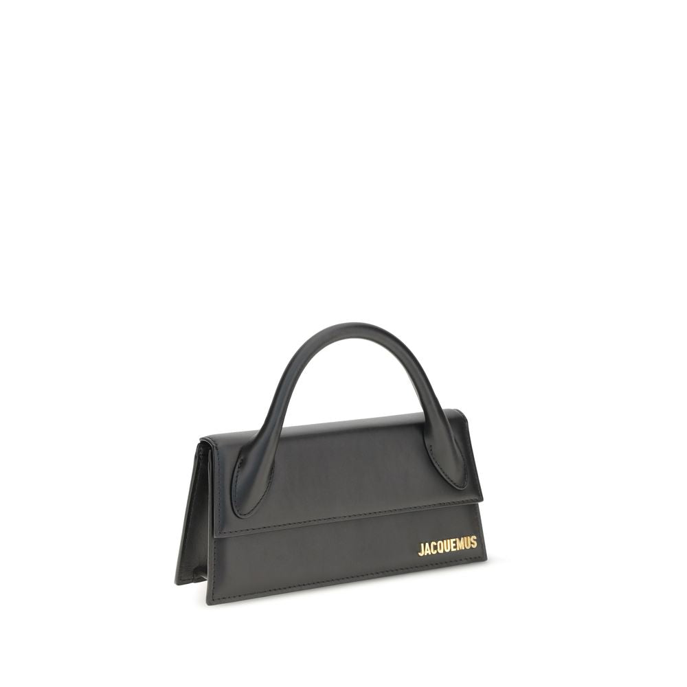 Jacquemus Black Calf Leather Bos Taurus Shoulder Women's Bag
