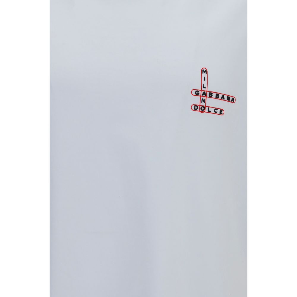Dolce & Gabbana White Cotton Men's T-Shirt