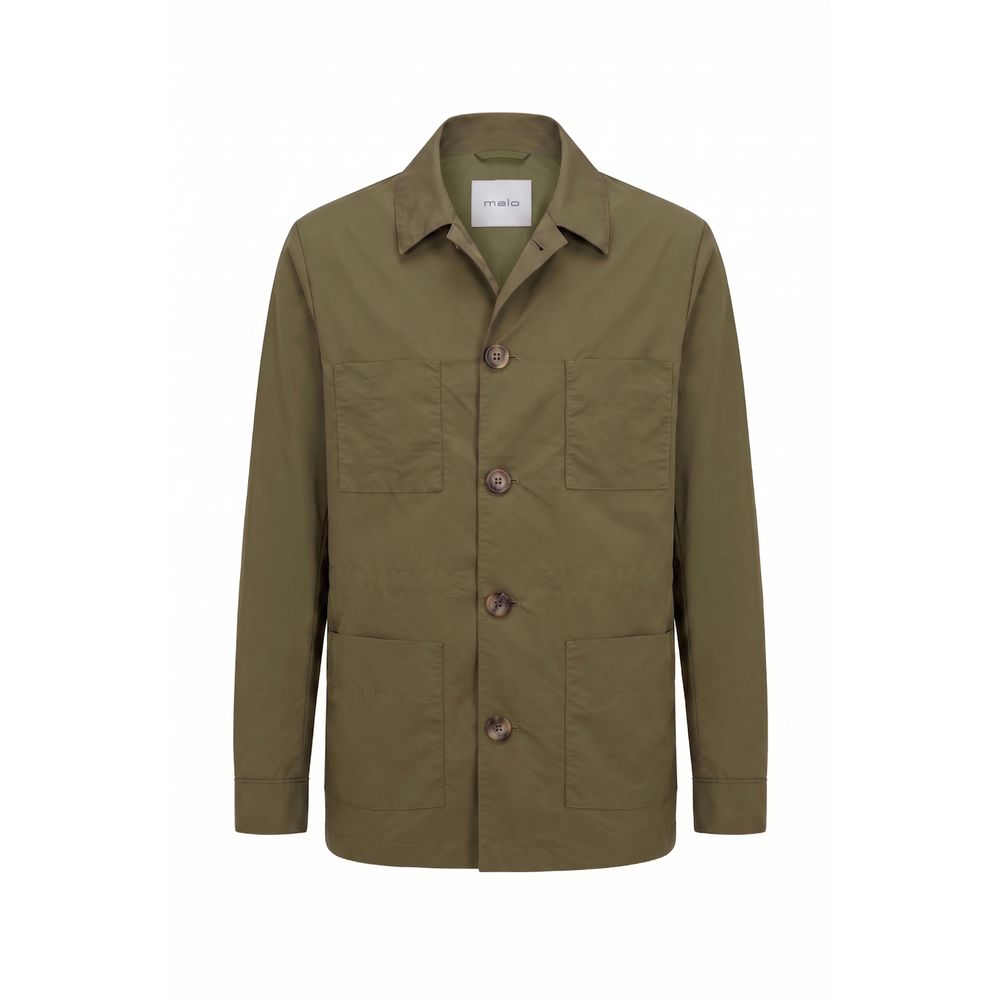 Malo Green Nylon Men Men's Jacket