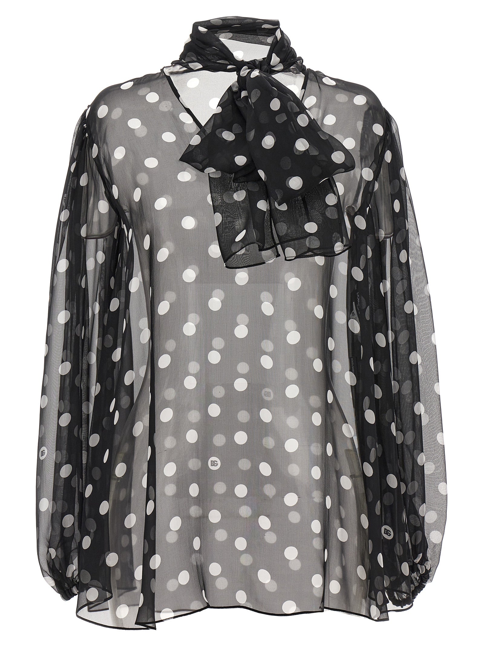 Dolce & Gabbana Bicolor Silk Women's Blouse