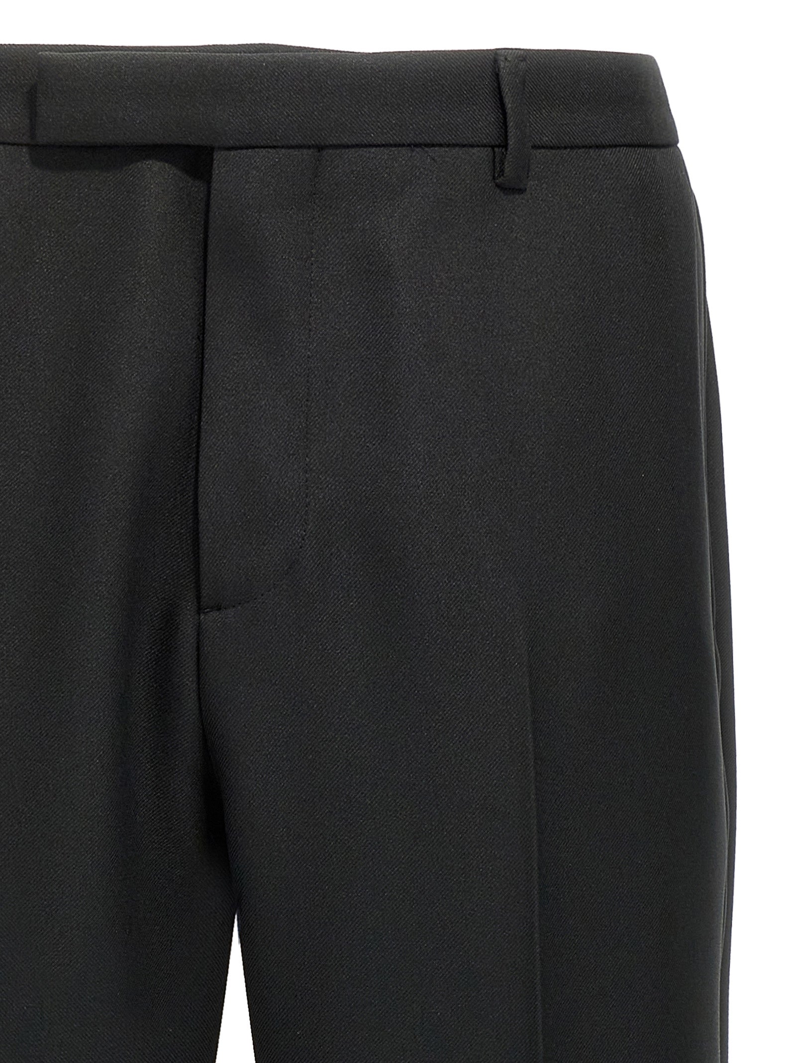 Gucci Black Polyester Casual Men's Pants