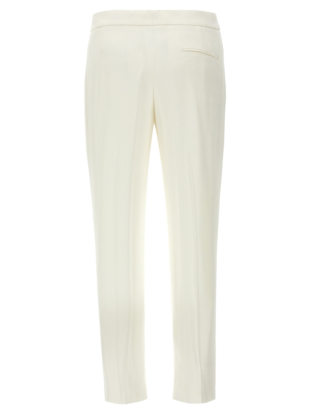 Alexander McQueen White Viscose Casual Women's Pants