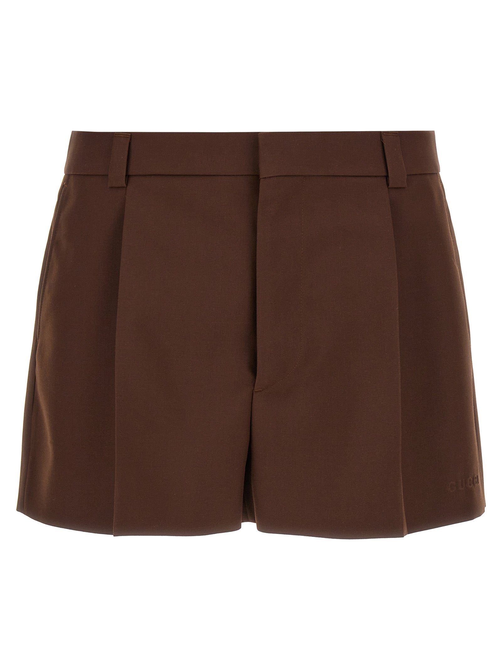 Gucci Brown Wool Bermuda Men's Shorts