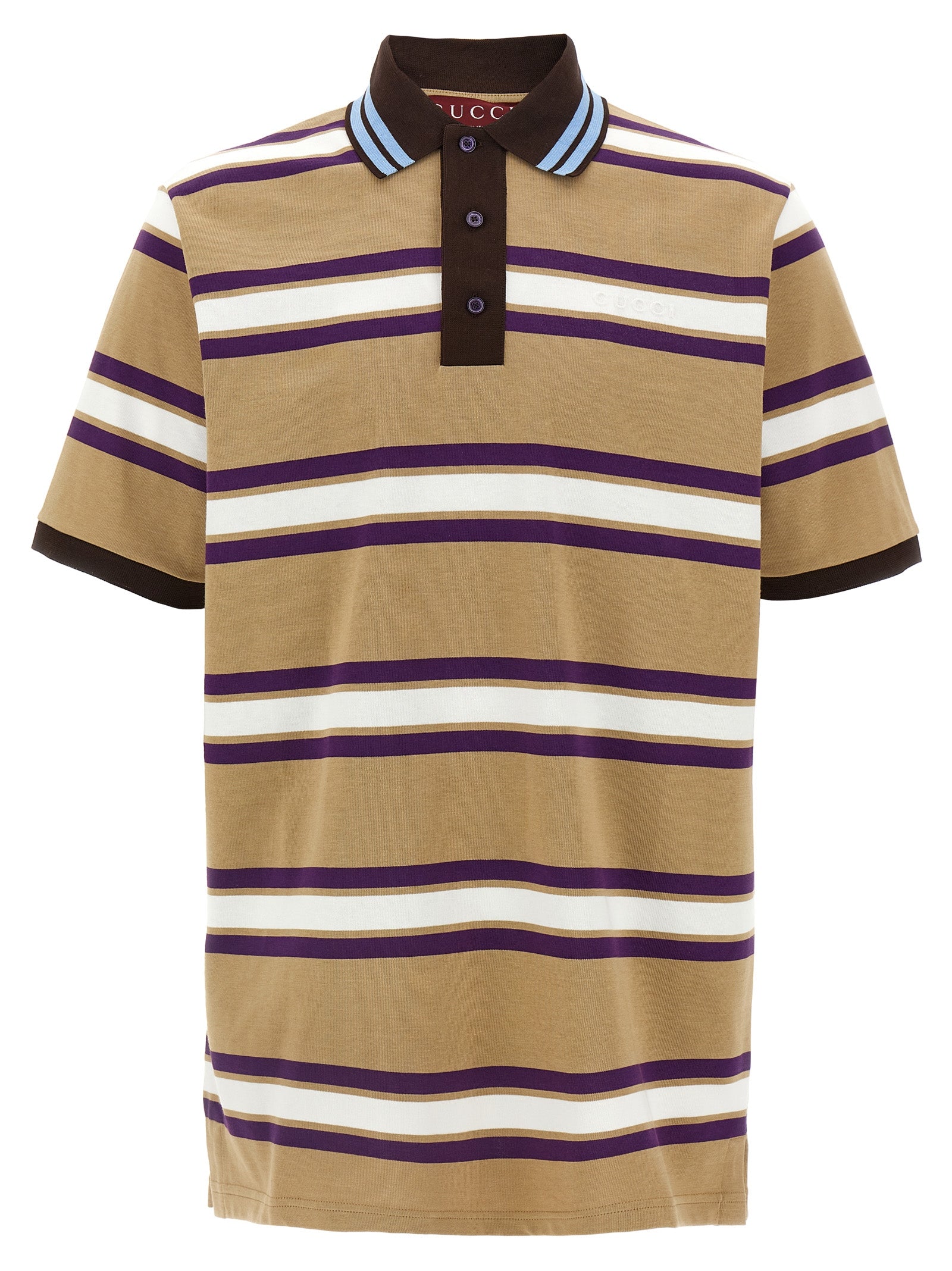 Gucci Multicolor Cotton Polo Men's Shirt