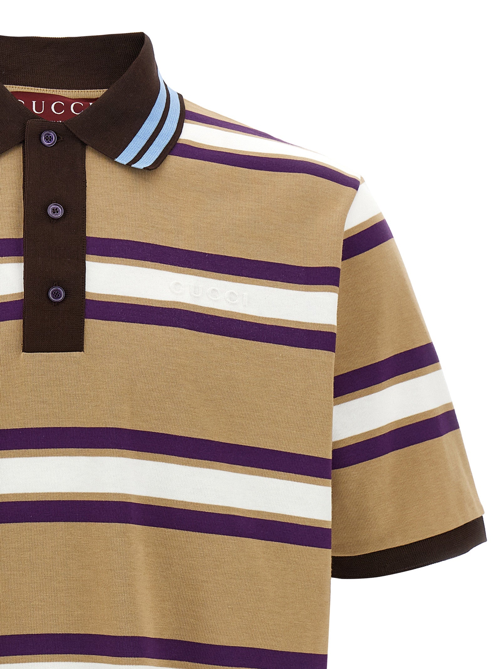 Gucci Multicolor Cotton Polo Men's Shirt