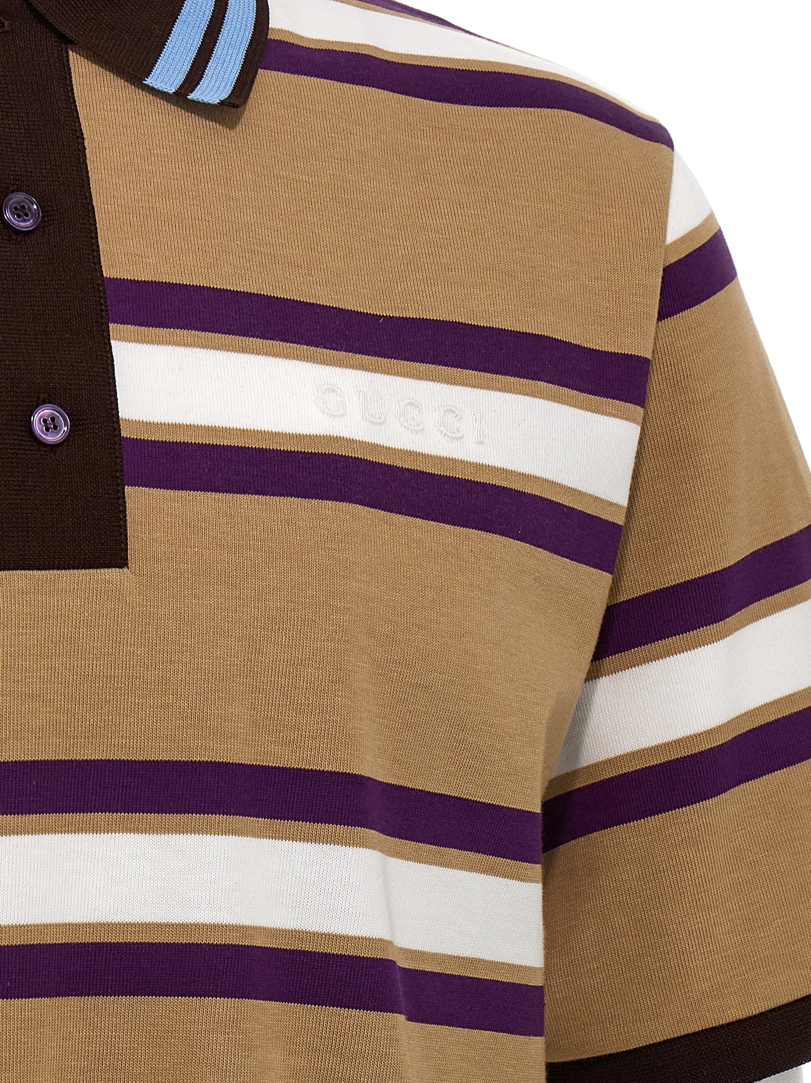 Gucci Multicolor Cotton Polo Men's Shirt