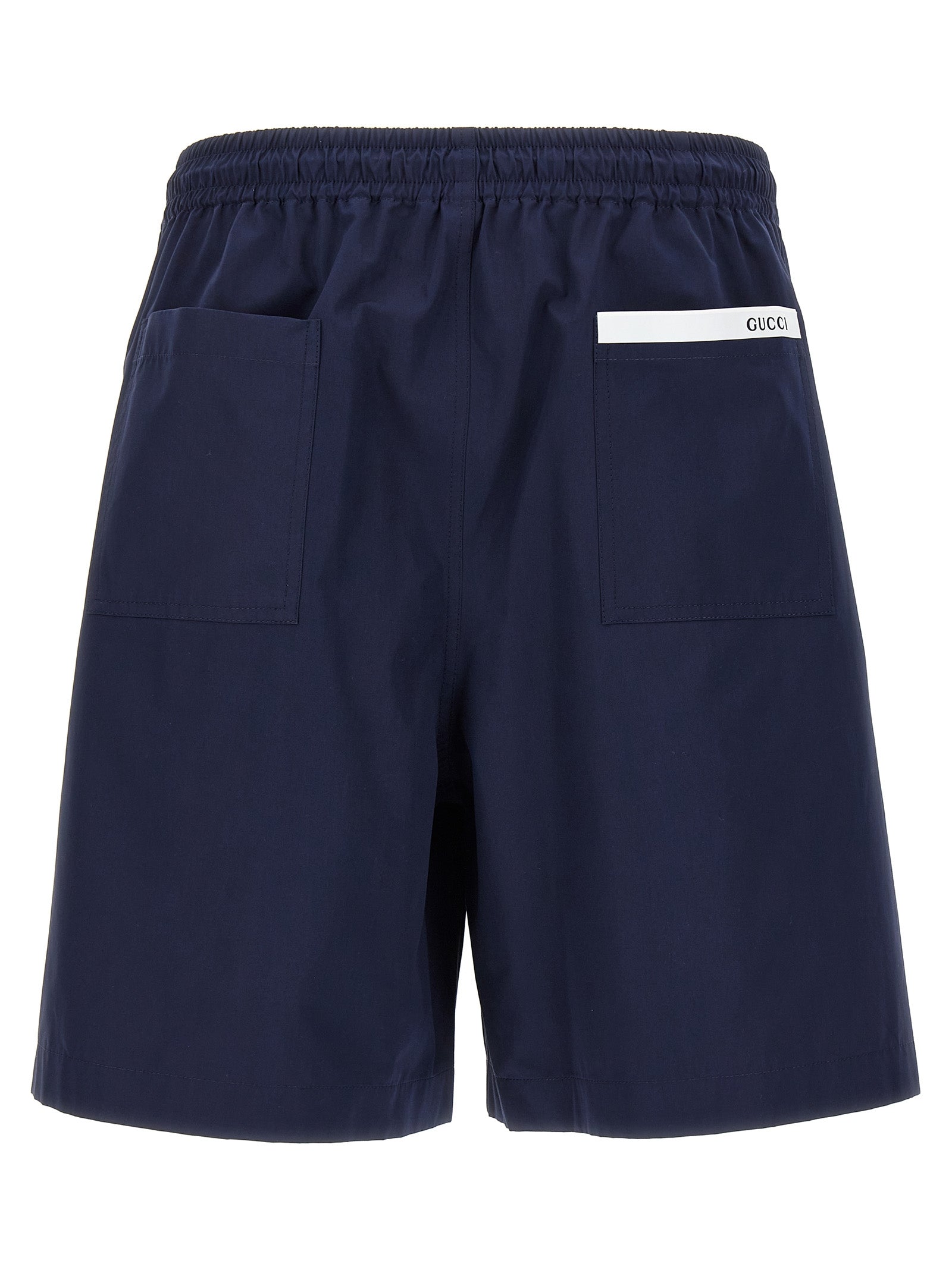 Gucci Blue Cotton Bermuda Men's Shorts