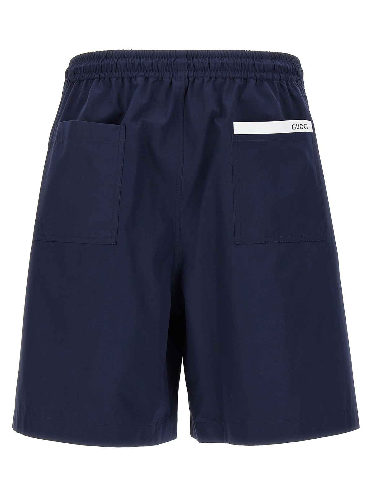 Gucci Blue Cotton Bermuda Men's Shorts