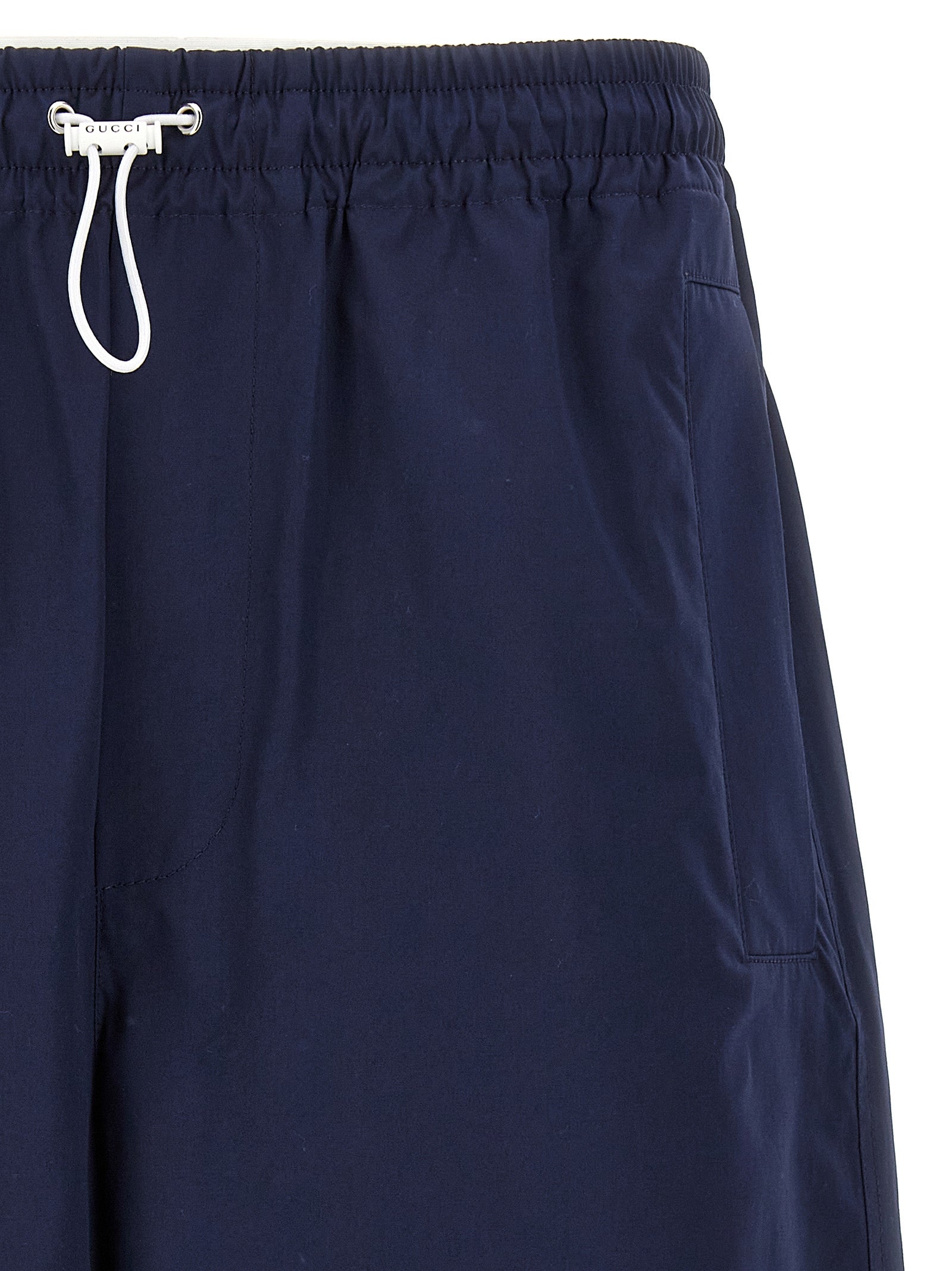 Gucci Blue Cotton Bermuda Men's Shorts