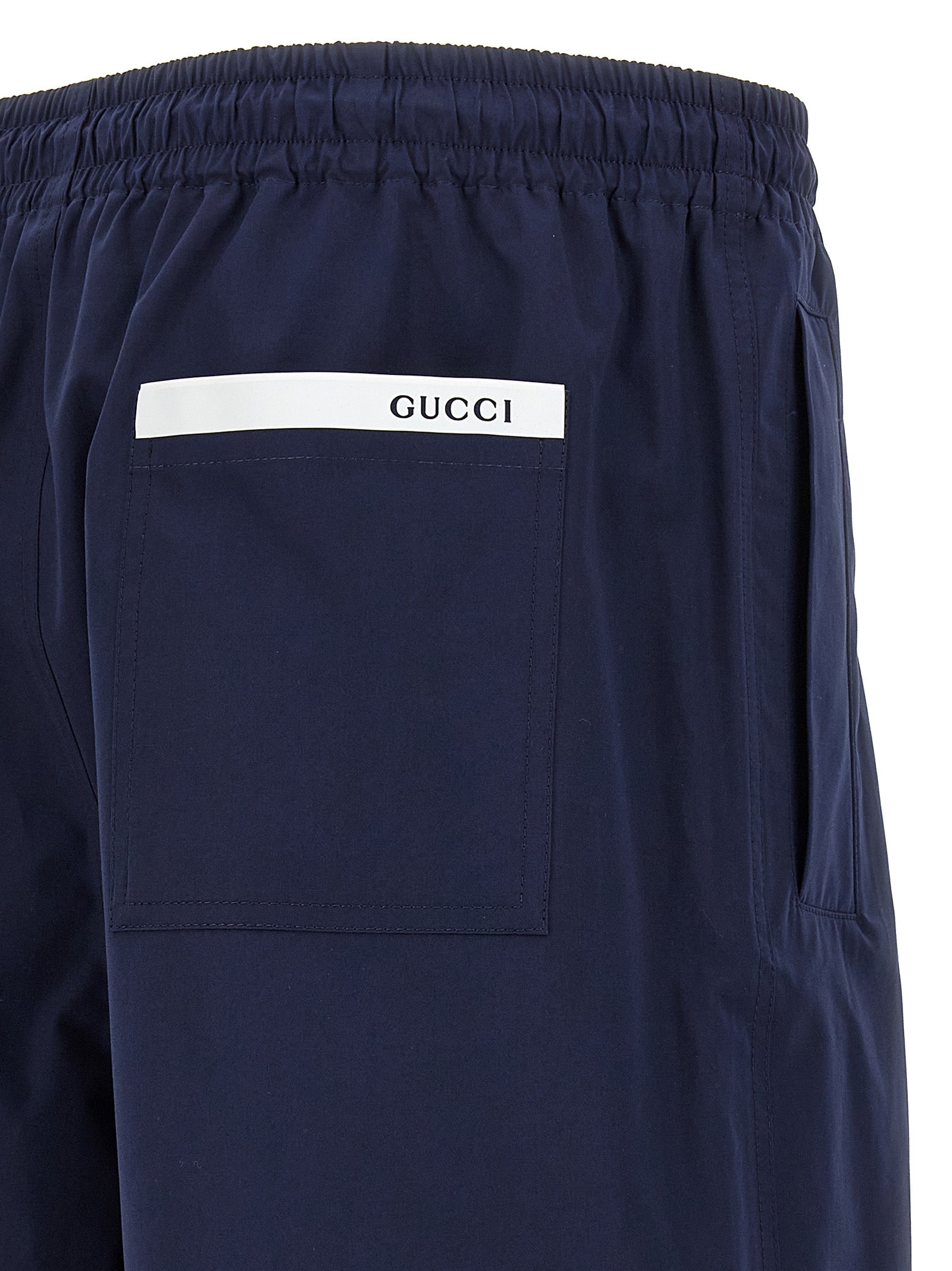 Gucci Blue Cotton Bermuda Men's Shorts
