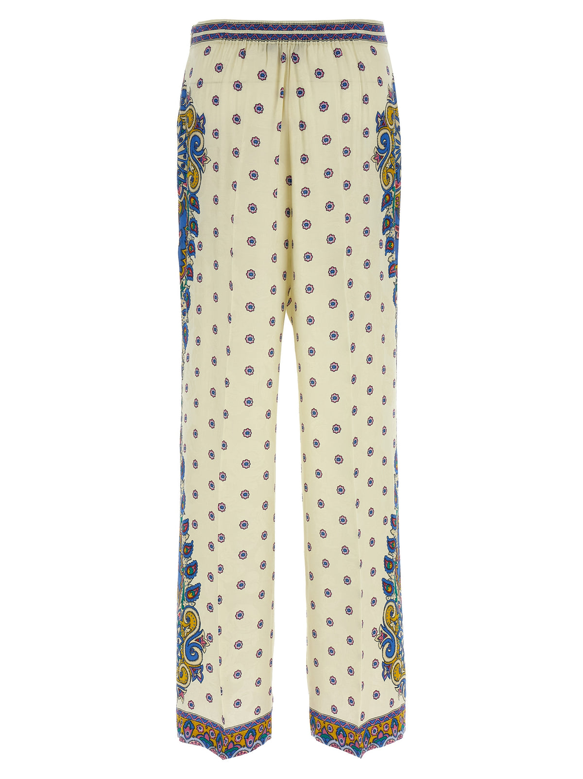 Etro White Viscose Casual Women's Pants