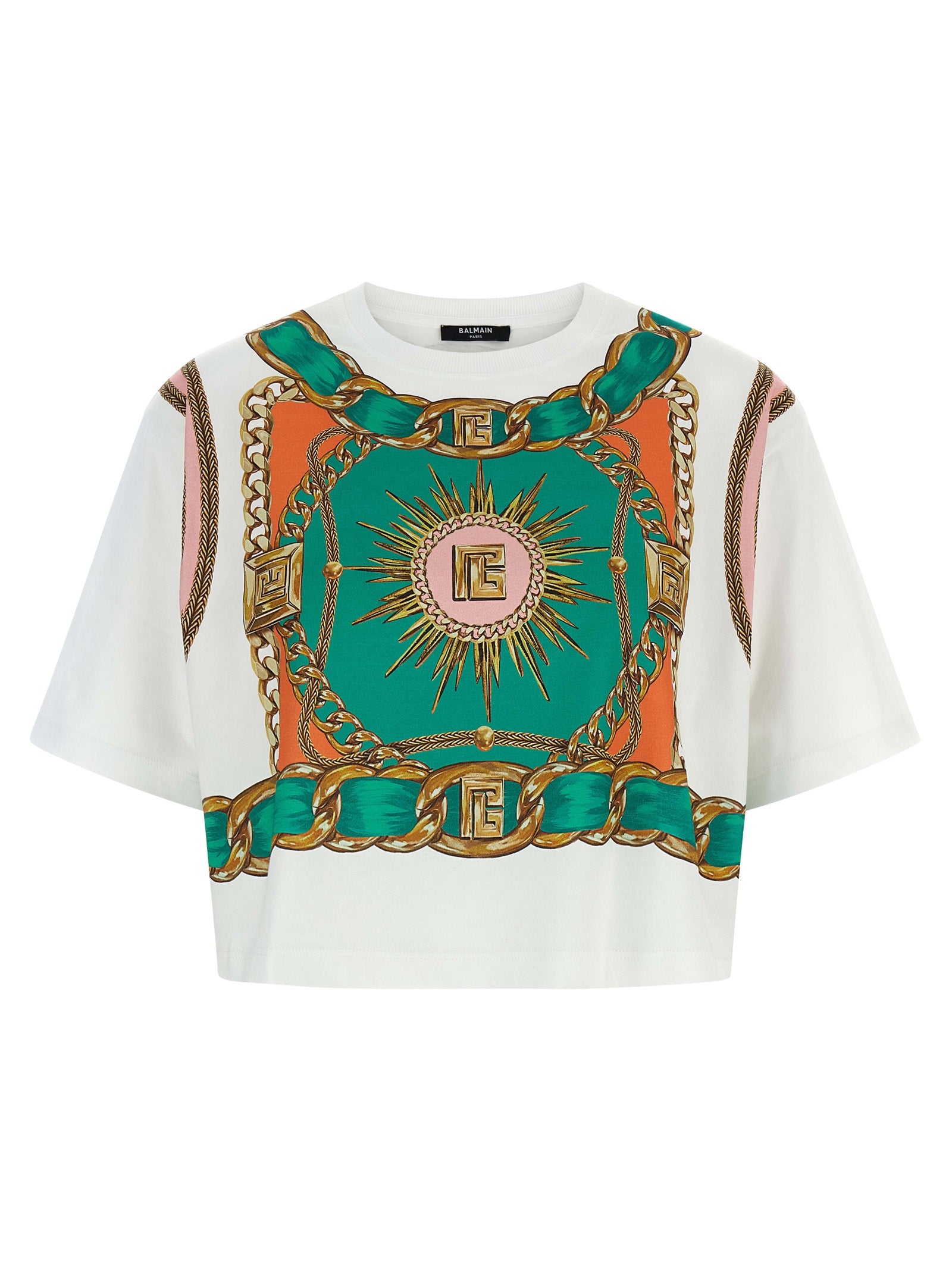 Balmain Multicolor Cotton Women's T-Shirt