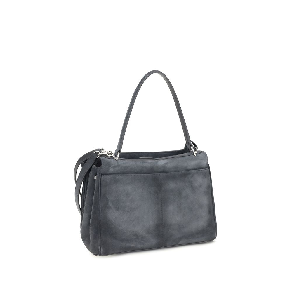 Balenciaga Gray Calf Leather Bos Taurus Shoulder Women's Bag