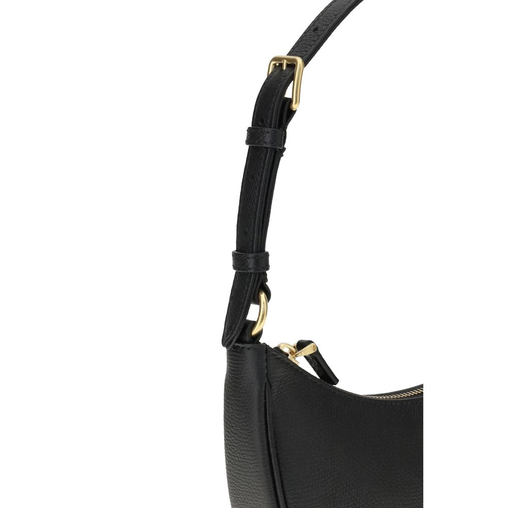 Valentino Garavani Black Calf Leather Bos Taurus Shoulder Women's Bag