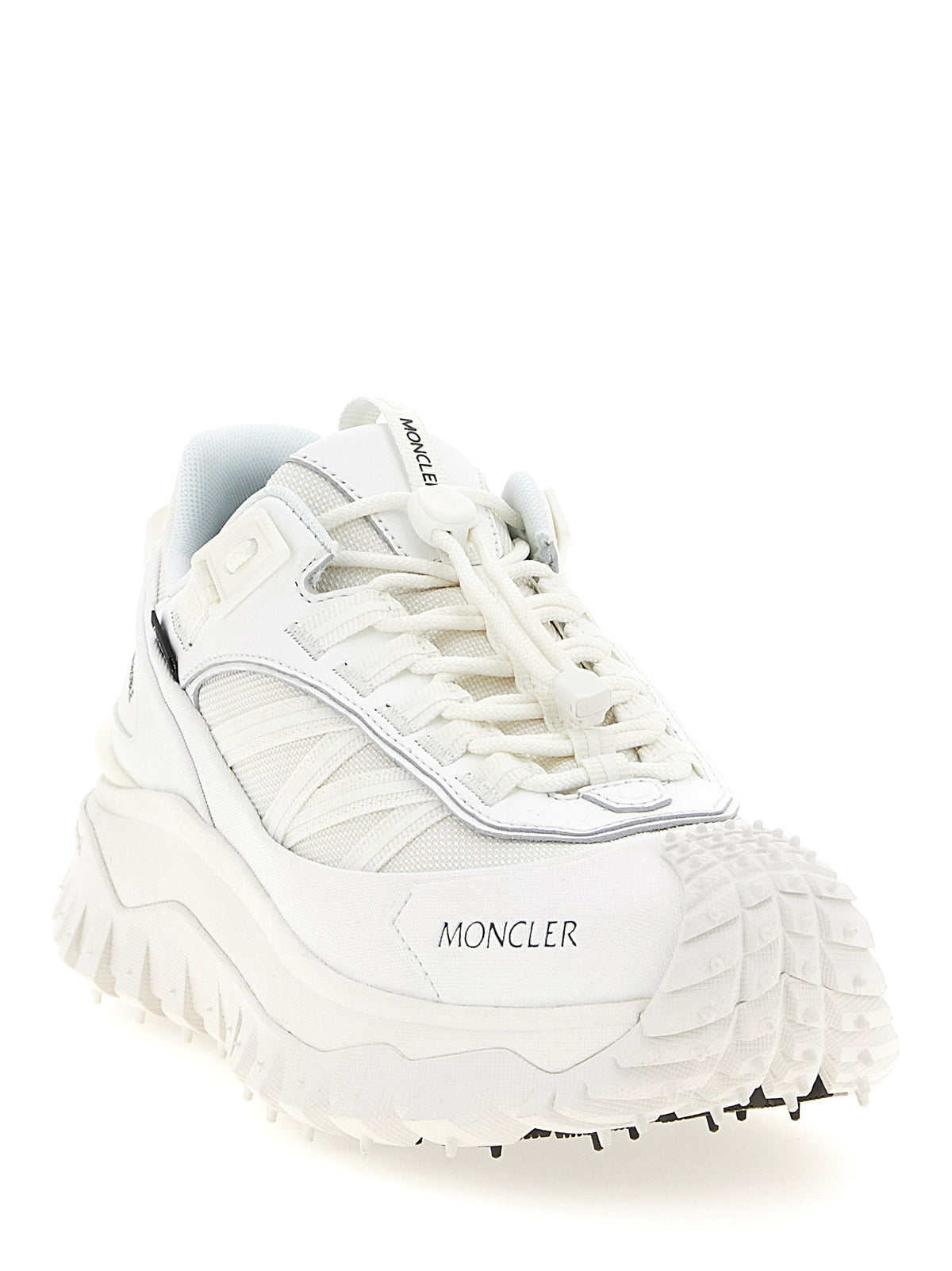 Moncler White Polyamide Athletic Women's Sneakers