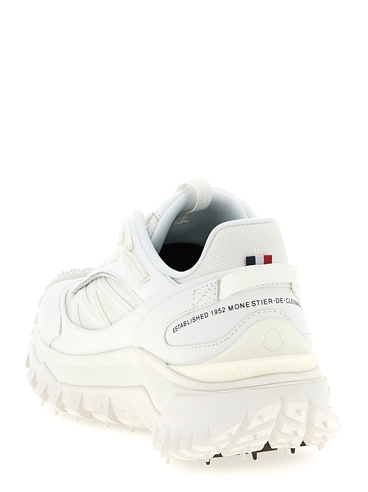 Moncler White Polyamide Athletic Women's Sneakers