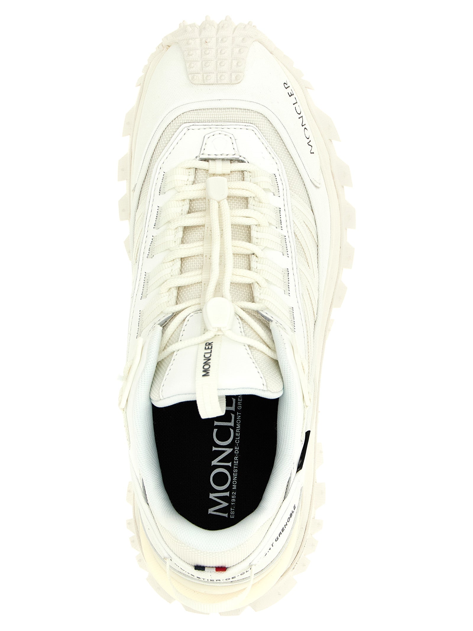 Moncler White Polyamide Athletic Women's Sneakers