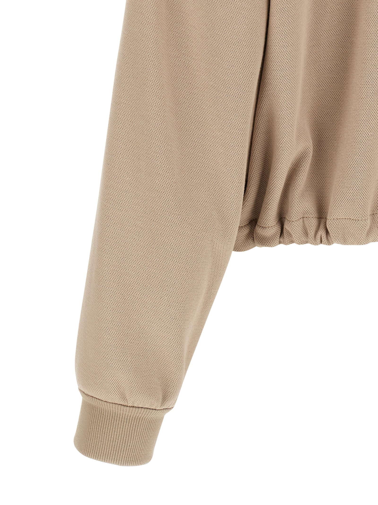 Brunello Cucinelli Beige Cotton Women's Hoodie