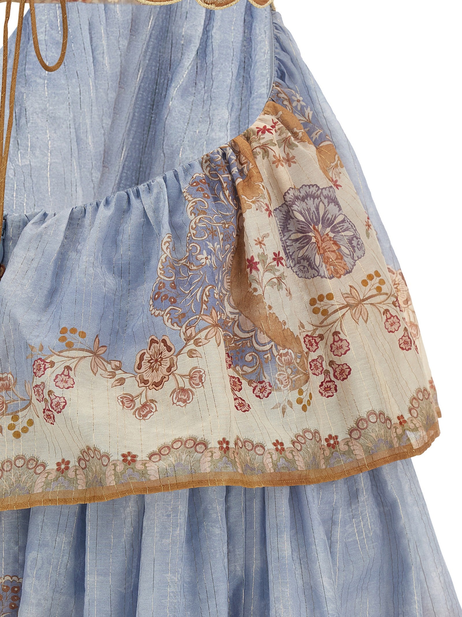 Zimmermann Blue Cotton Long Women's Dress