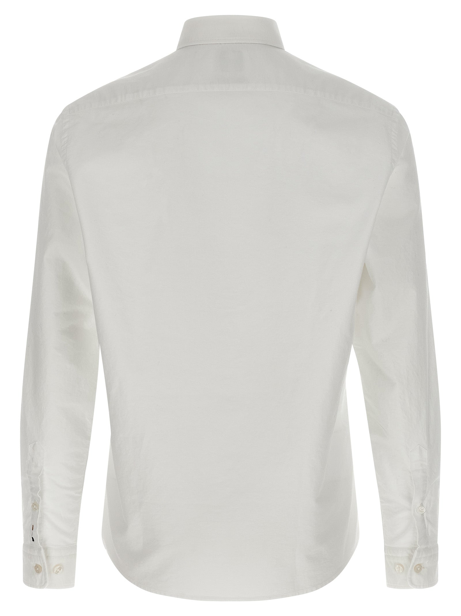 Hugo Boss White Cotton Men's Blouse