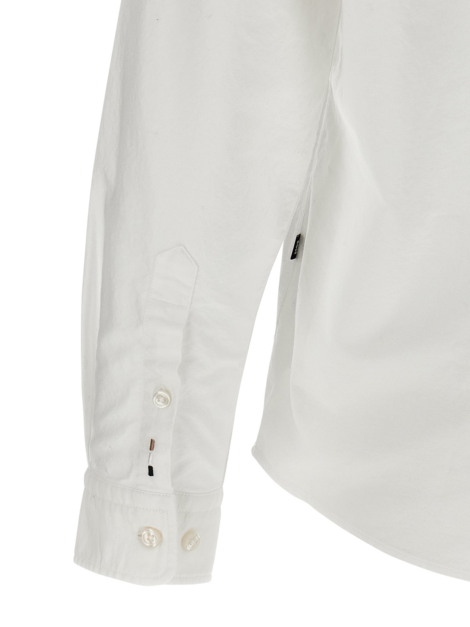 Hugo Boss White Cotton Men's Blouse