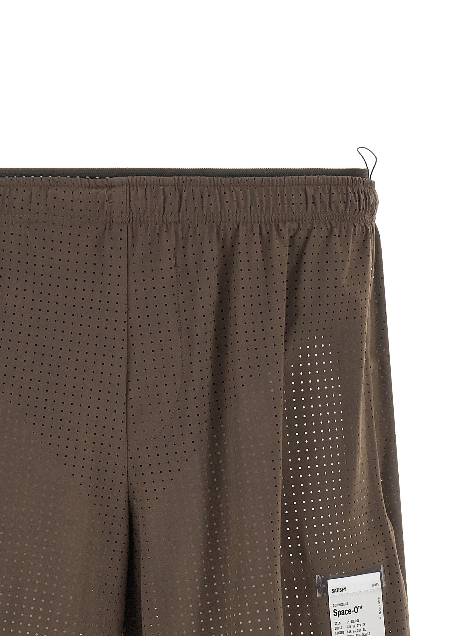 SATISFY Gray Polyamide Bermuda Men's Shorts