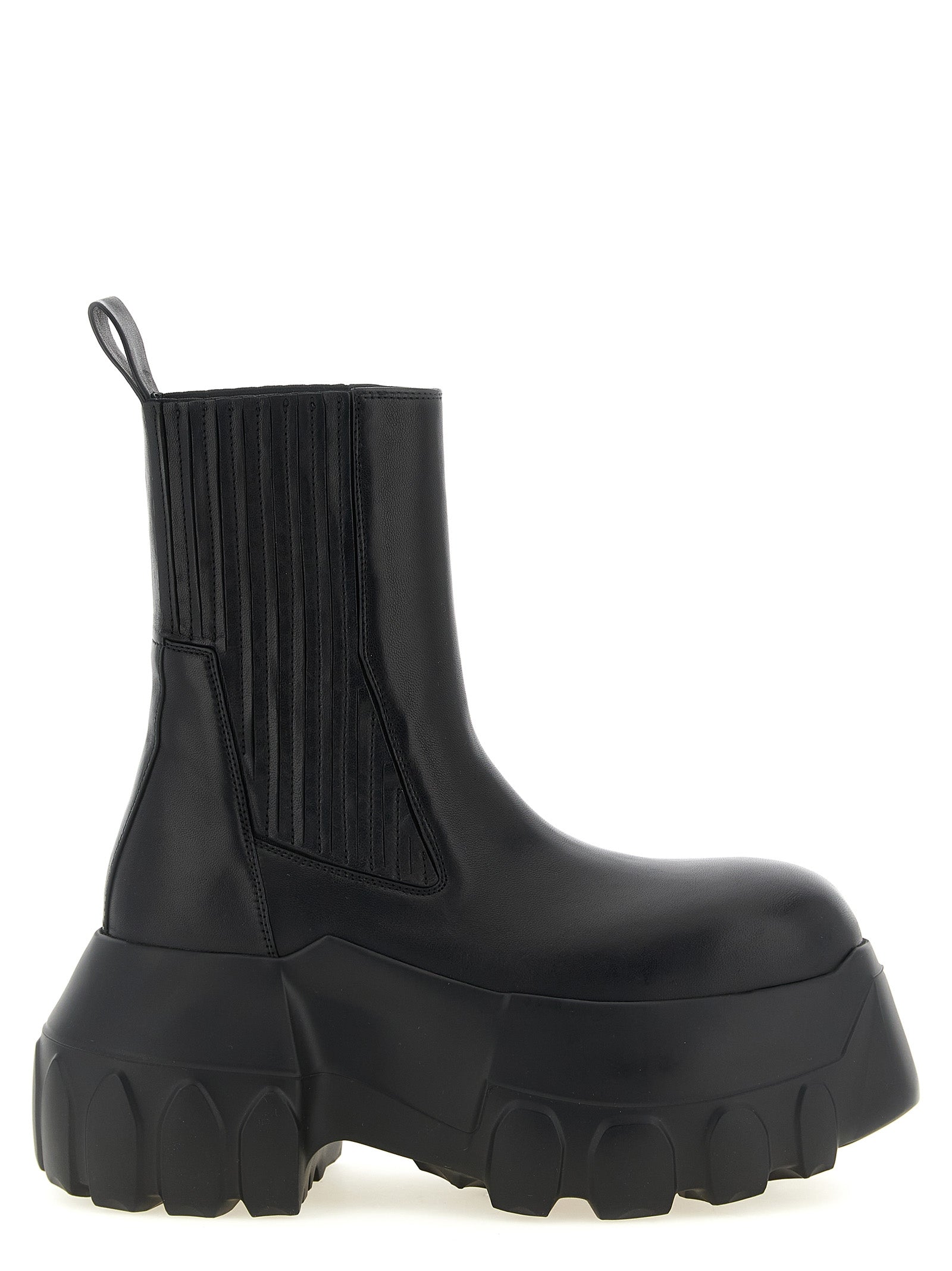 Rick Owens Black Ramie Ankle Women's Boots