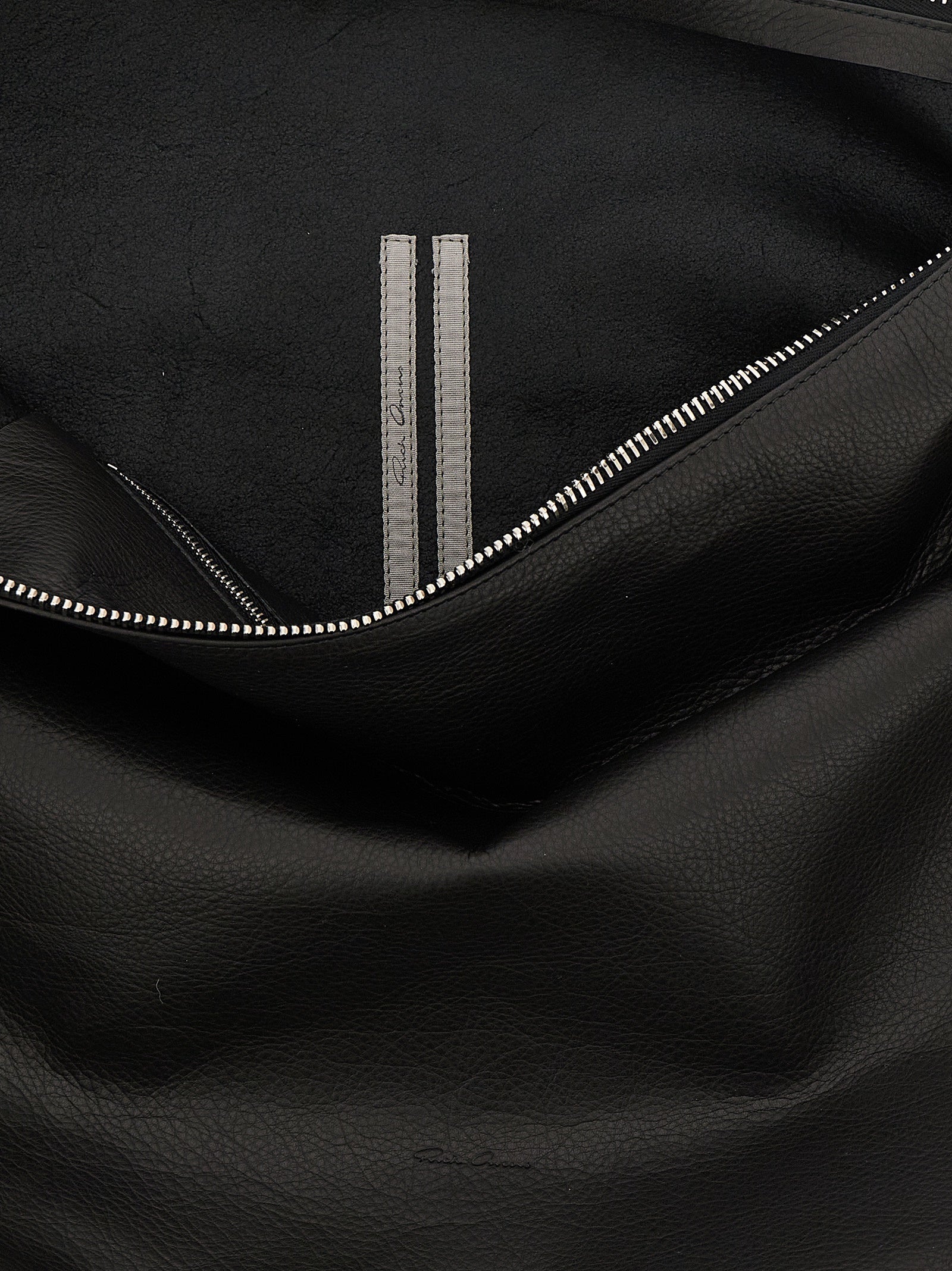 Rick Owens Black Calfskin Shoulder Women's Bag