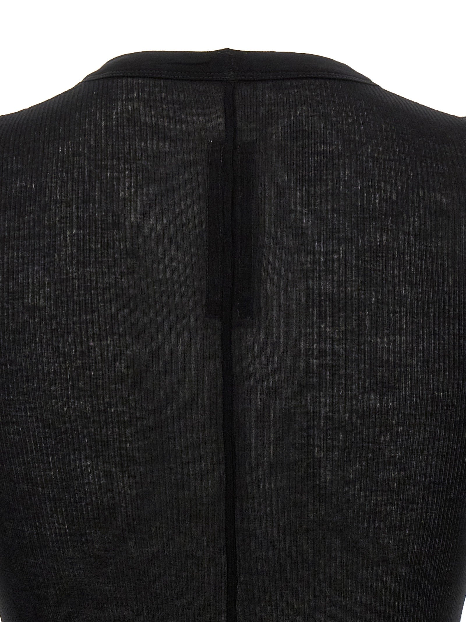 Rick Owens Black Viscose Men's T-Shirt
