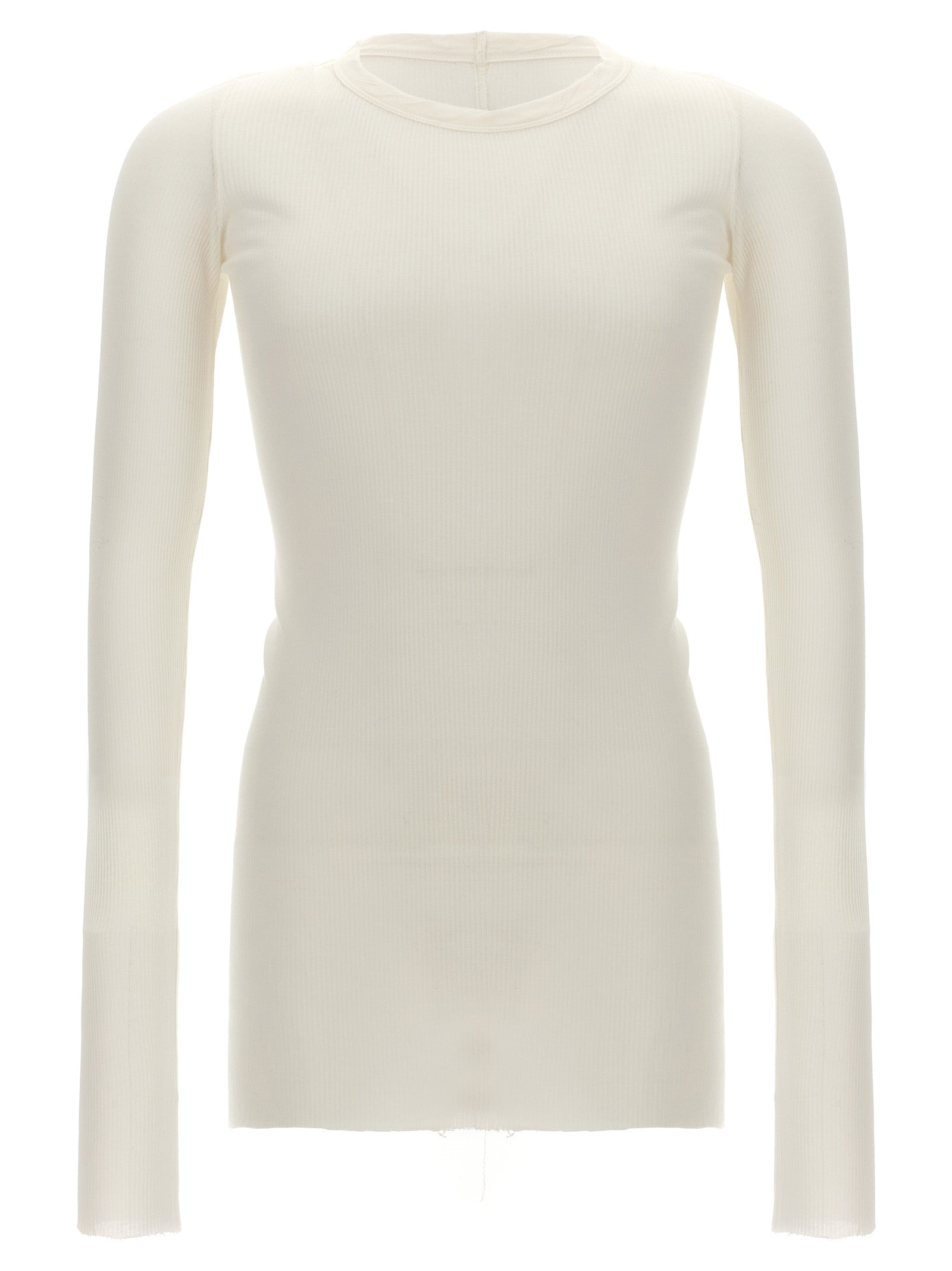 Rick Owens White Viscose Men's T-Shirt