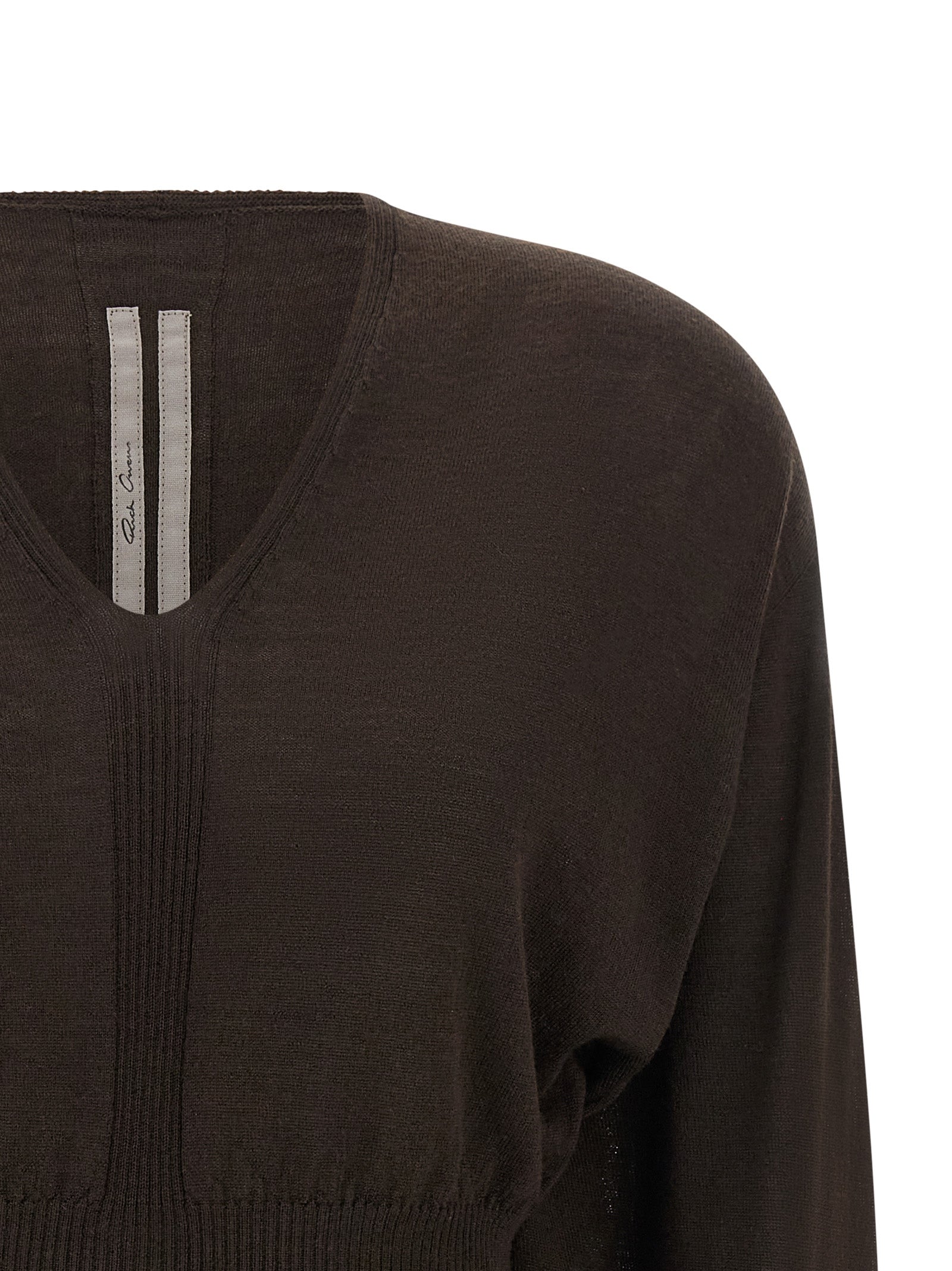 Rick Owens Brown Virgin Wool Women's Shirt